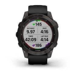 Garmin Fenix 7 Sapphire Solar, Svart Titan Med Diamantliknande Kol Och Svart Armband -Garmin Shop 0a6d2594 857a 4b48 8c37 65d391393cf5