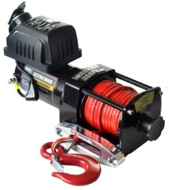 Warrior Winches Ninja 2000 Vinsch, 24V Armortek Syntet