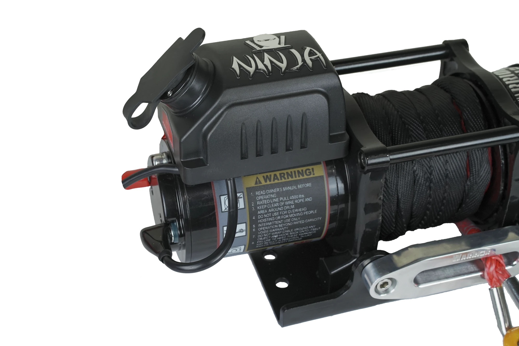 Warrior Winches Ninja 4500 Vinsch, 12V Armortek Syntetlina 7 Warrior Winches Ninja 4500 Vinsch, 12V Armortek Syntetlina - Bild 5