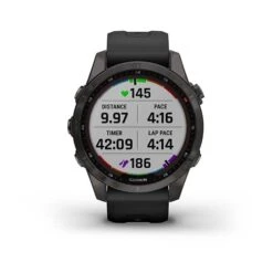 Garmin Fenix 7S Sapphire Solar, Kolgrå Titan Med Diamantliknande Kol Och Svart Armband -Garmin Shop 1c9881d3 3d52 40c8 b232 31fcf87c26cd