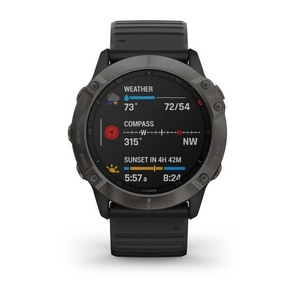 Garmin Fenix 6X Sapphire Grafit Med Svart Armband 5 Garmin Fenix 6X Sapphire Grafit Med Svart Armband - Bild 3