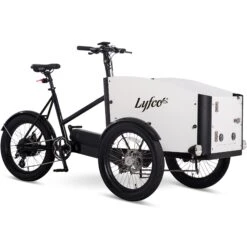 El- Lådcykel Med öppningsbar Låda, 17,5Ah Samsungbatteri, 8 Växlar