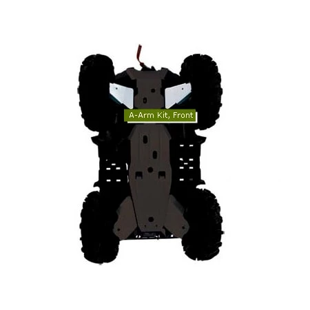 Warn Hasplåt Chassie Artic Cat Prowler 06-08 3 Warn Hasplåt Chassie Artic Cat Prowler 06-08