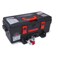 Warrior Winches Trojan 4000 Portabel Vinsch, 12V Syntetiskt Rep