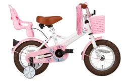 SuperSuper Barncykel LITTLE MISS 12" LOW FRAME, Vit