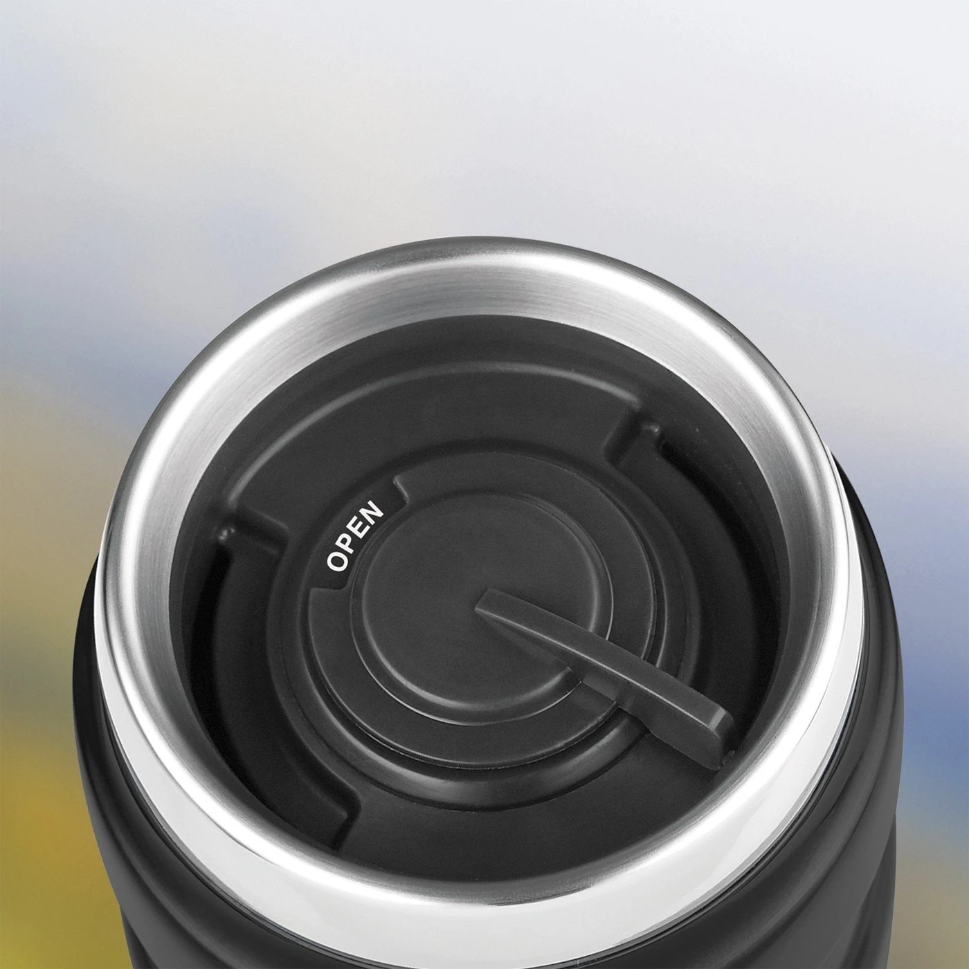 Thermos Ståltermosmugg King 0,5l Mattsvart 4 Thermos Ståltermosmugg King 0,5l Mattsvart - Bild 2