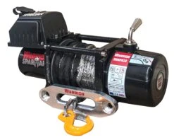 Warrior Winches Spartan 5000 Vinsch, 12V Armortek Syntetlina