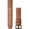 Garmin QuickFit 22­ Klockarmband Kastanjefärgat Läder -Garmin Shop 839fdaf3 a9d9 4004 8e42 04214f2b82f3