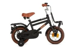 SuperSuper Barncykel COOPER 12" HIGH FRAME, Svart