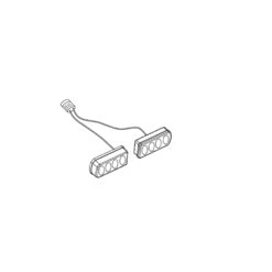 Outdoor Classic / Hylte Ljusramp Kompl M Kabel, Till Cykelhållare.