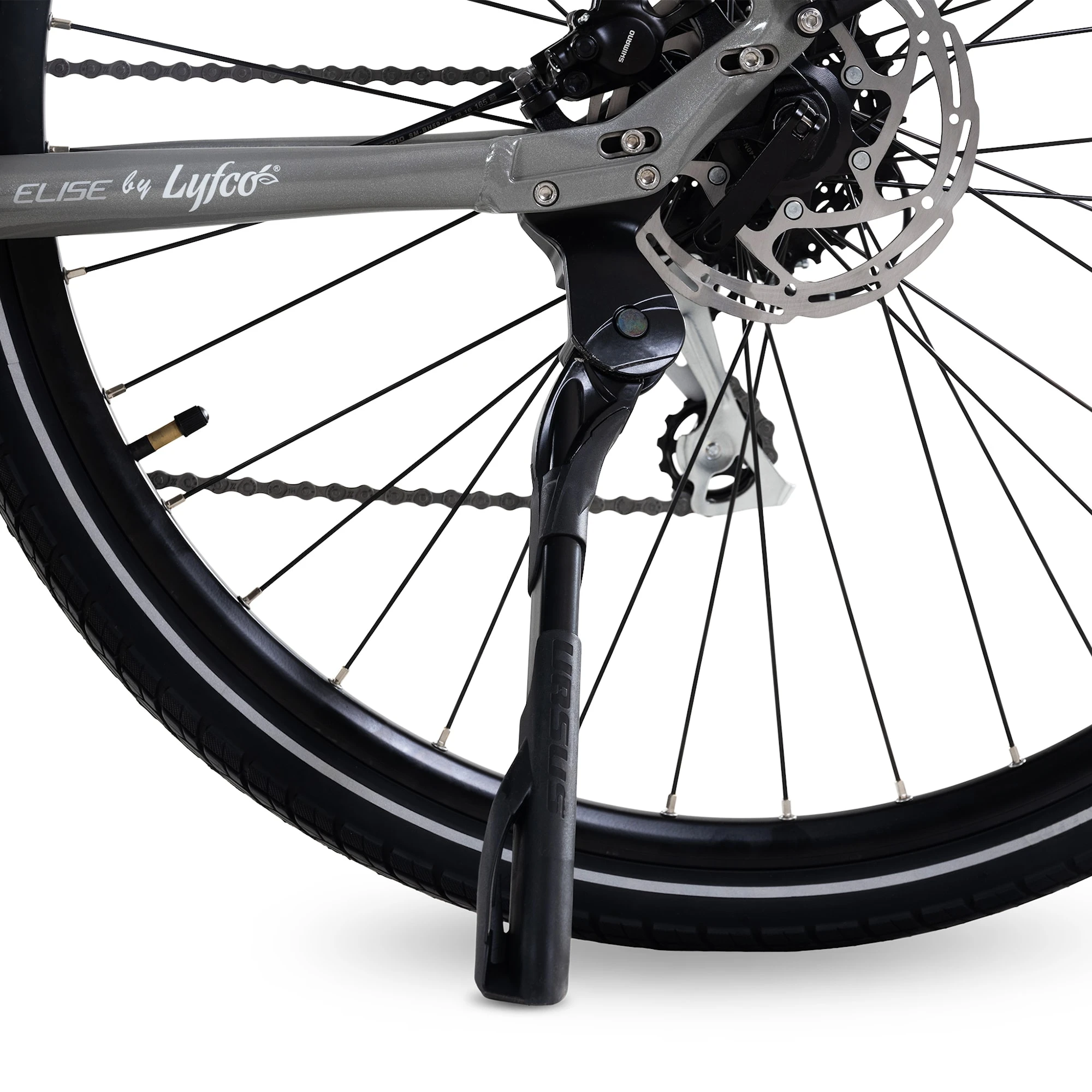 Elcykel Dam 28 Mittmotor - Elise Grå 14 Ah (Premium) 10 Elcykel Dam 28 Mittmotor - Elise Grå 14 Ah (Premium) - Bild 8