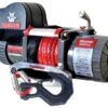 Warrior Winches Samurai 9500 Premium Vinsch - Short Drum, 12V Armortek Syntetlina