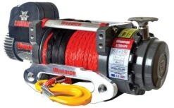 Warrior Winches Samurai 17500 Heavy Duty Vinsch, 12V Armortek Syntet