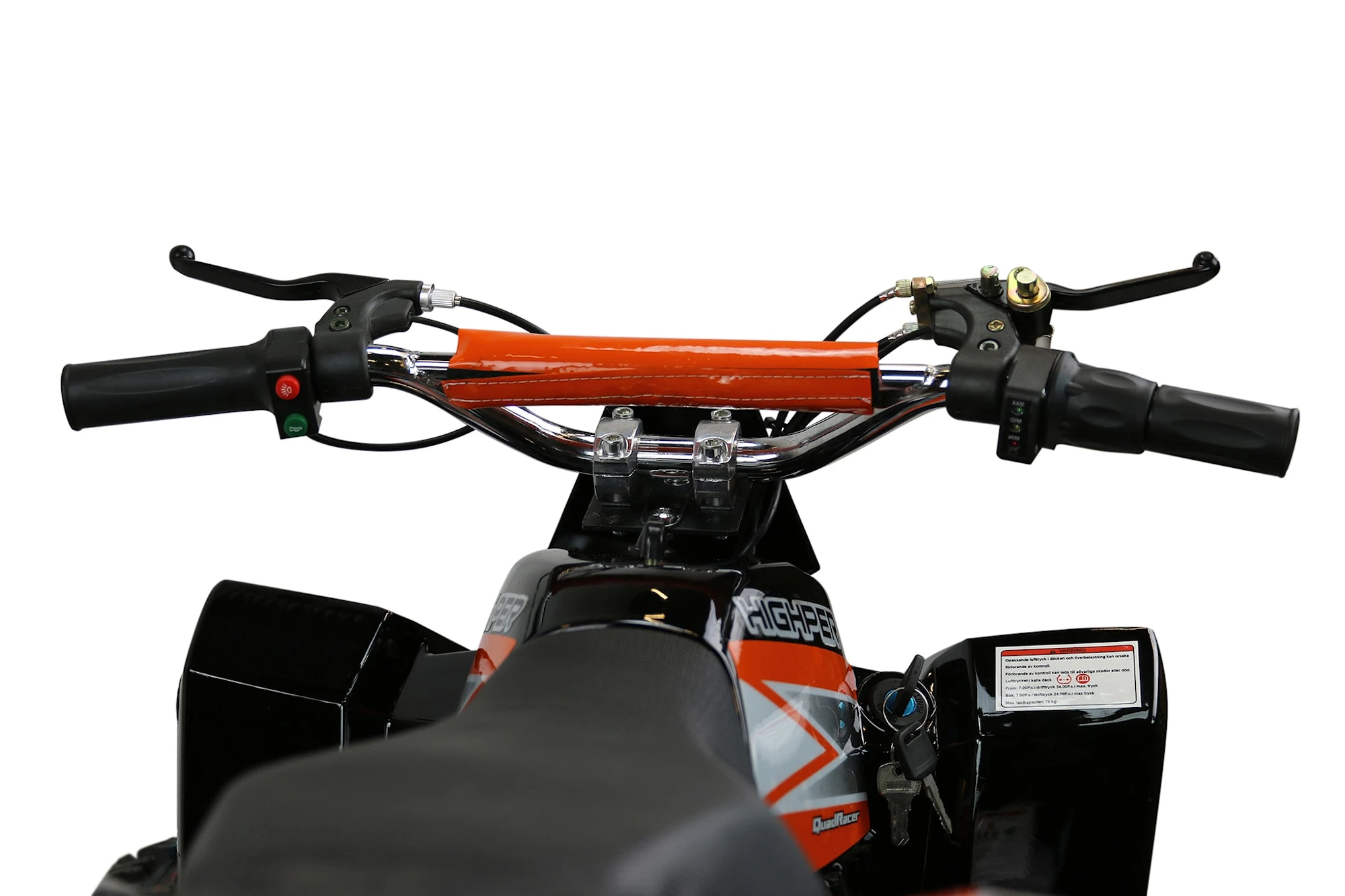 Lyfco Mini El-ATV För Barn Svart/orange 6 Lyfco Mini El-ATV För Barn Svart/orange - Bild 4