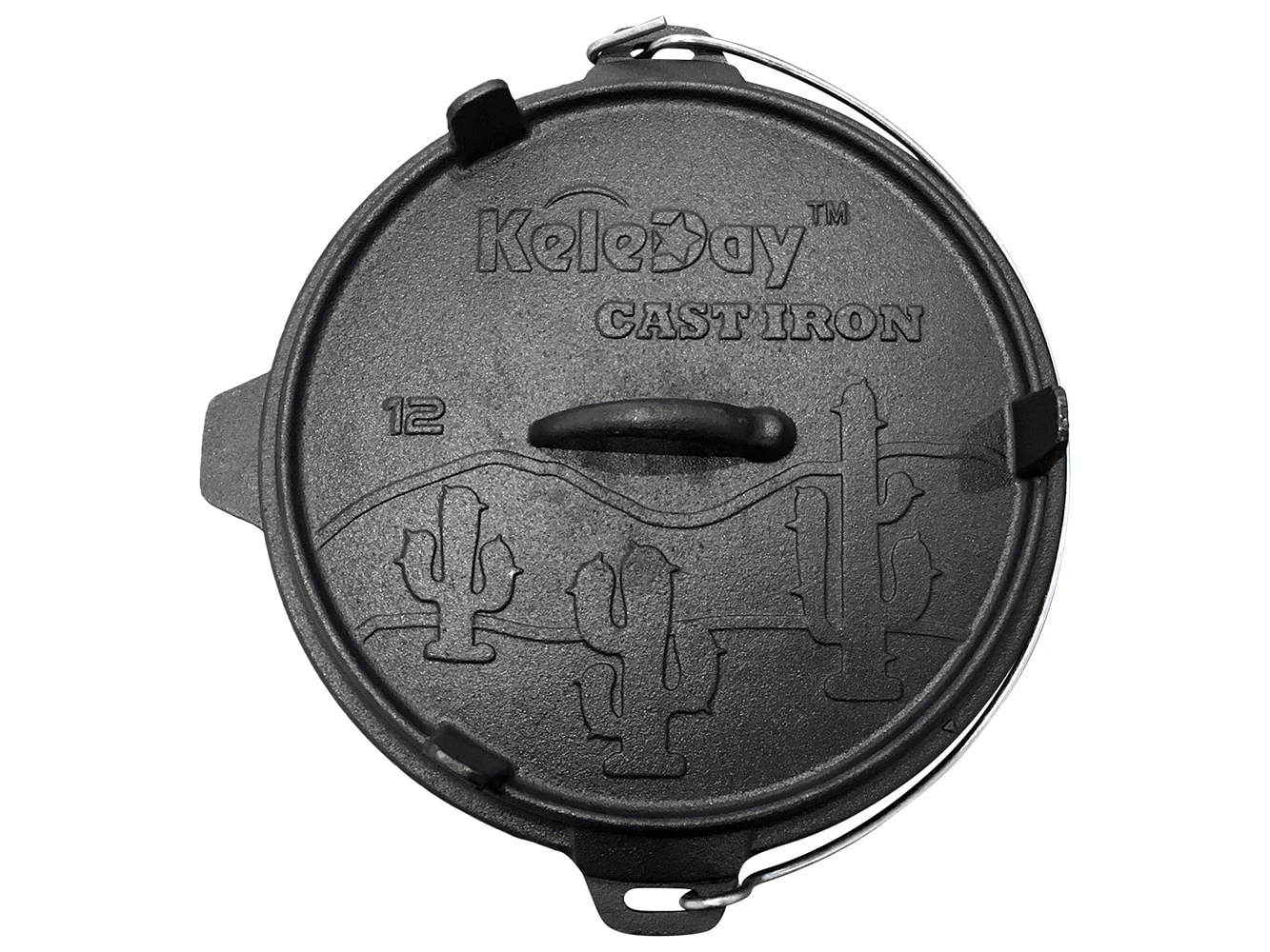 Gjutjärnsgryta Med Stativ 8 Liter Pan Gourmet 4 Gjutjärnsgryta Med Stativ 8 Liter Pan Gourmet - Bild 2